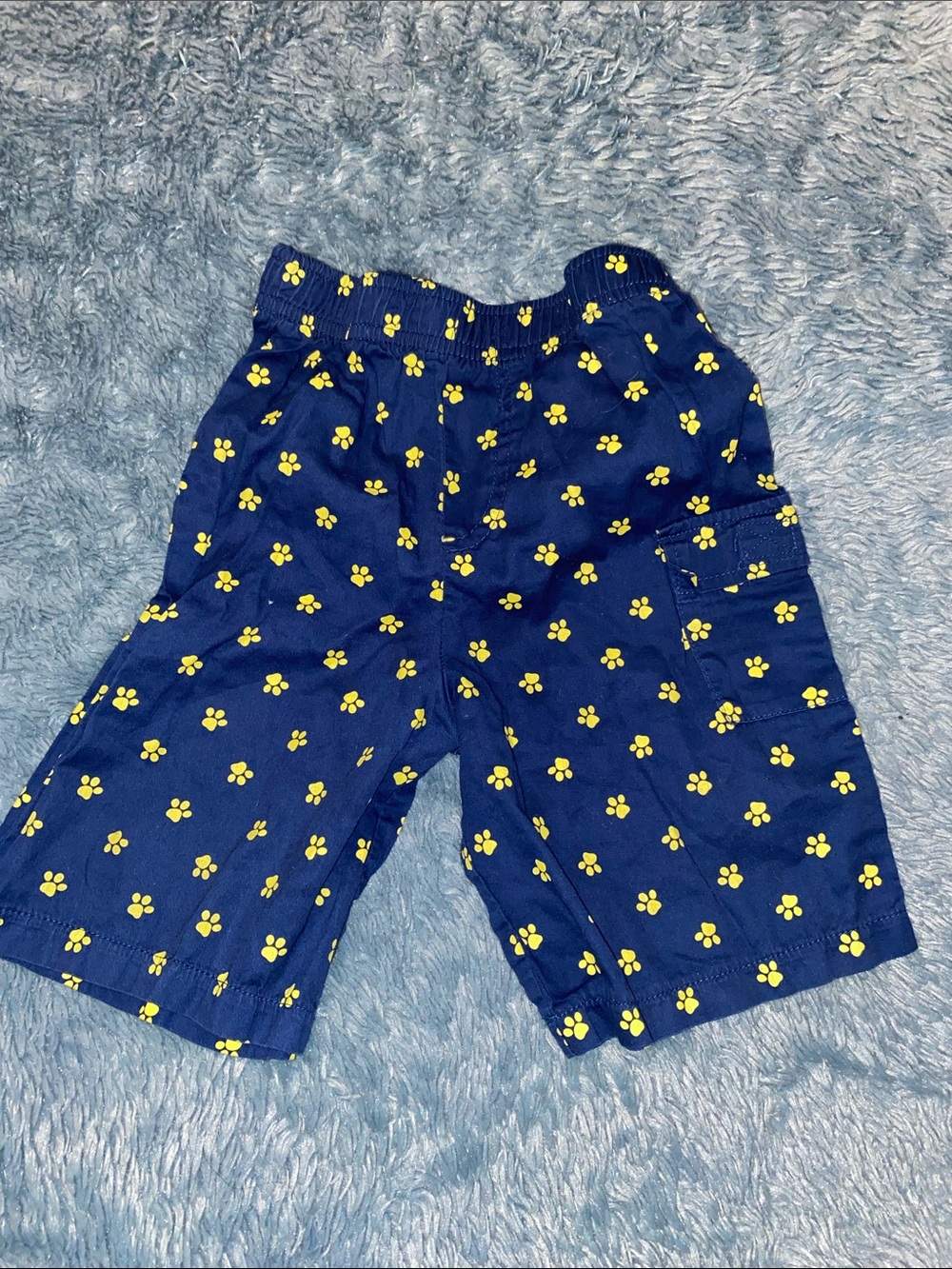 Nickelodeon Dark Blue Shorts with Yellow Paw Prints